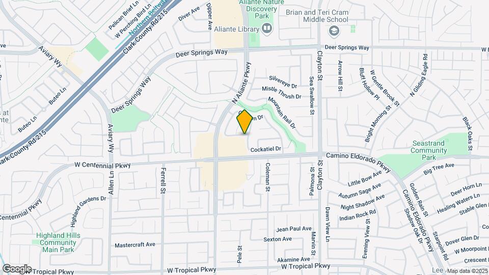2621 Cedar Bird Dr Map and Location Details
