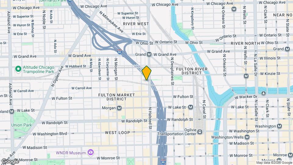 347-357 N Halsted St Map and Location Details