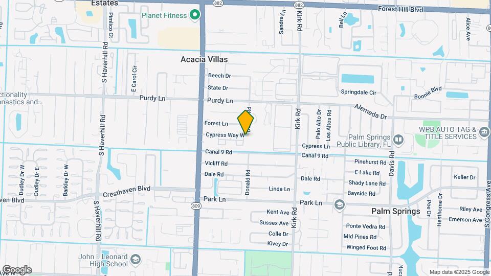 1000 Cypress Way E Map and Location Details