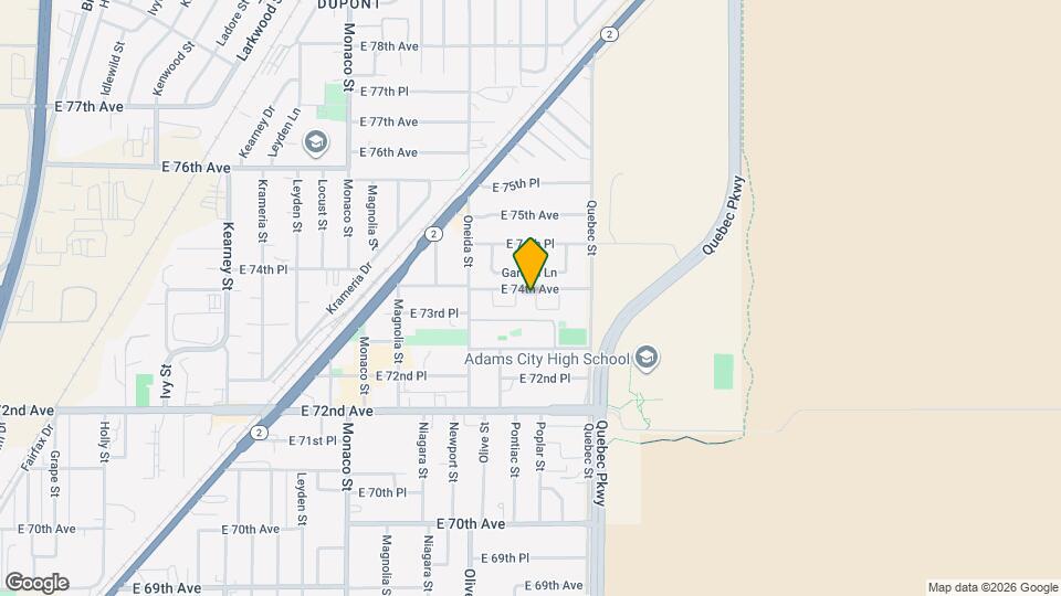 7387 Oneida Dr Map and Location Details