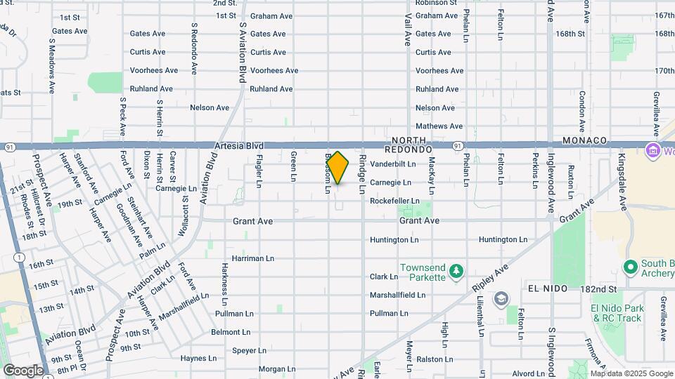 2104 Carnegie Ln Map and Location Details