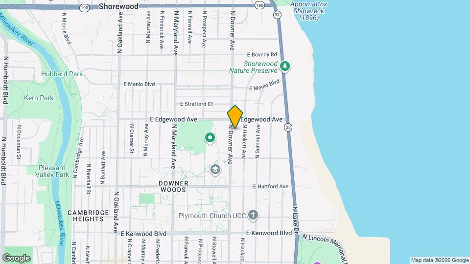 3466 N Downer Ave Mapa y Detalles de la Ubicación