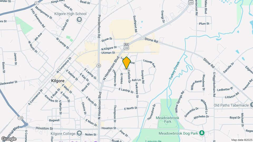1307 Ash Ln Map and Location Details