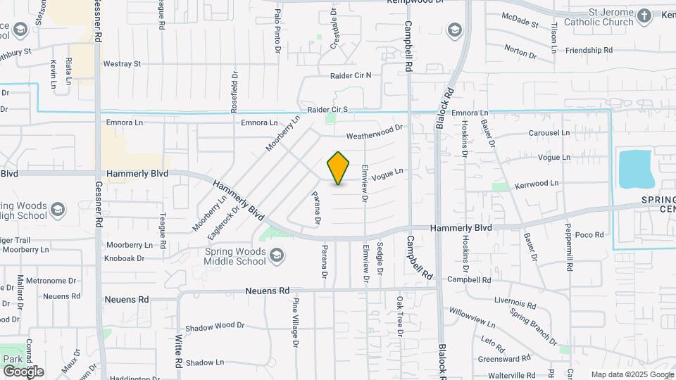 9630 Vilven Ln Map and Location Details