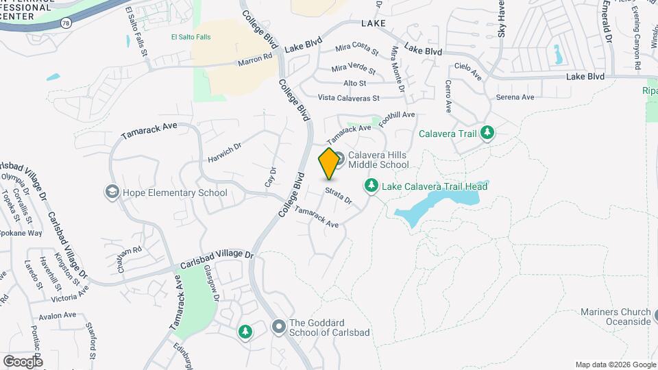 3665 Strata Dr Map and Location Details