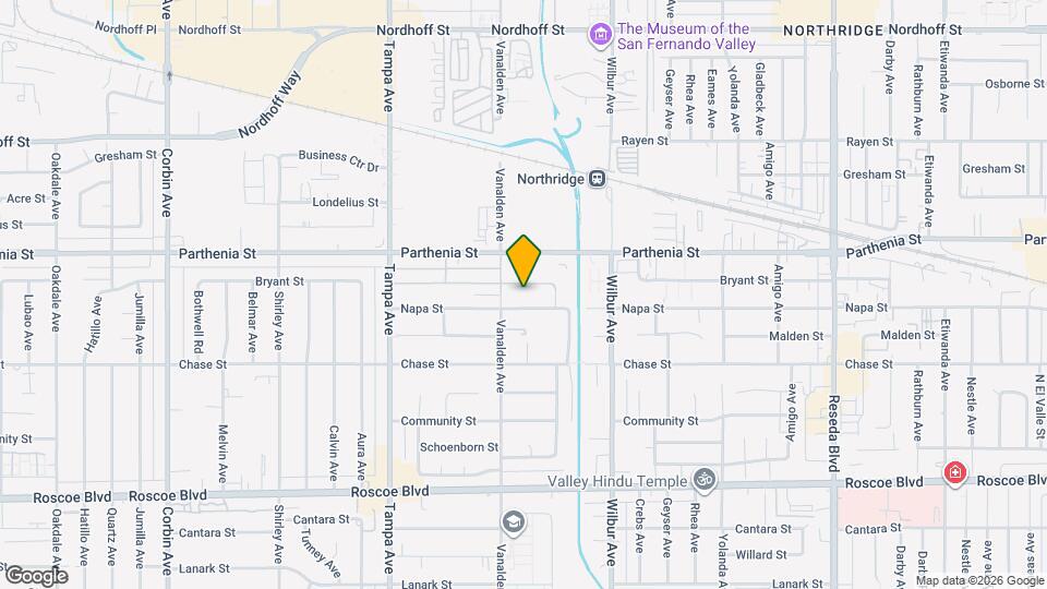 19036 Bryant St Mapa y Detalles de la Ubicación