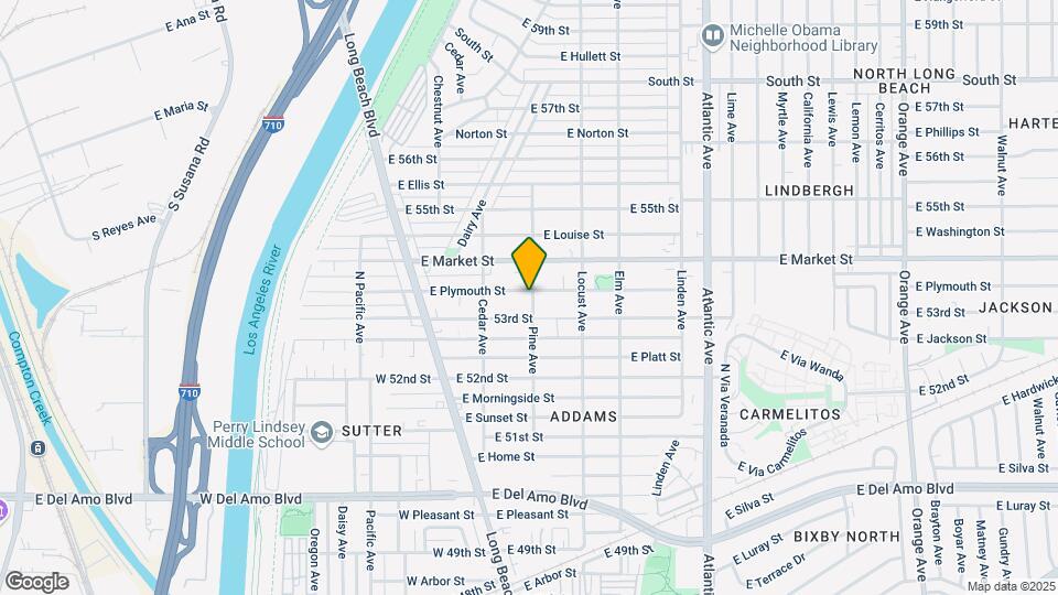 5333 Pine Ave Map and Location Details