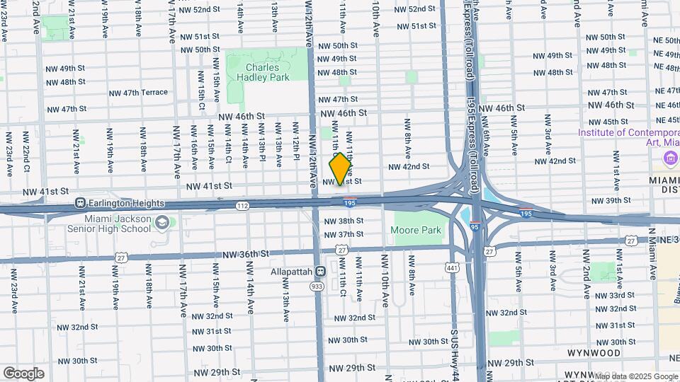 1121 NW 40th St Map and Location Details