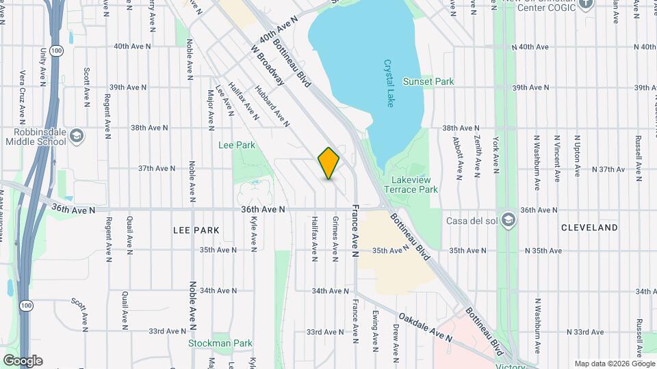 3643 Hubbard Ave N Map and Location Details