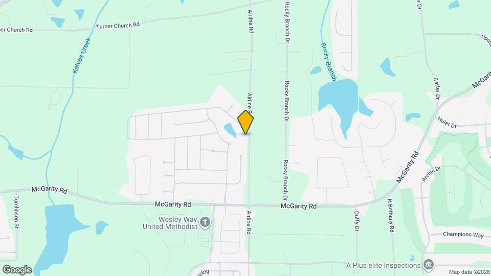 198 Babbling Brook Dr Mapa y Detalles de la Ubicación