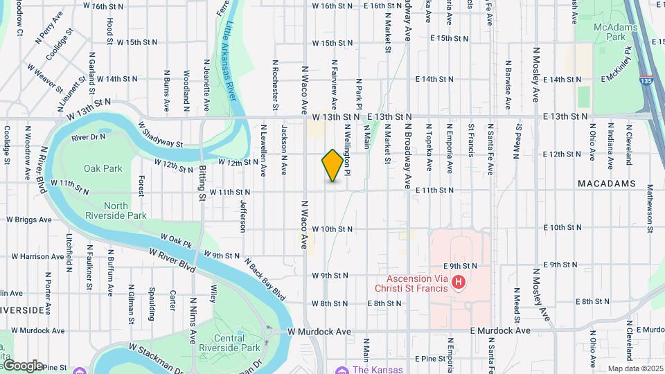1202 N Fairview St Map and Location Details