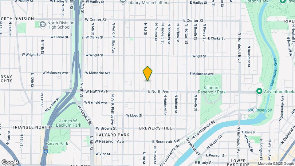 2336 N 1st St Map and Location Details