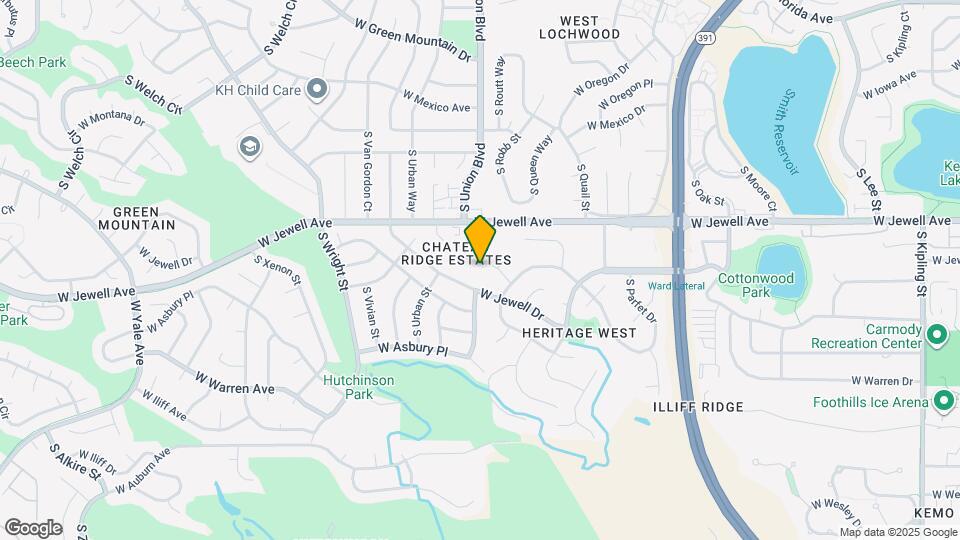 1942 S Routt Ct Map and Location Details