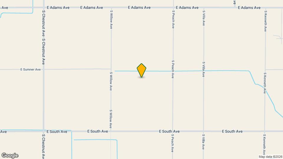 7595 S Peach Ave Map and Location Details