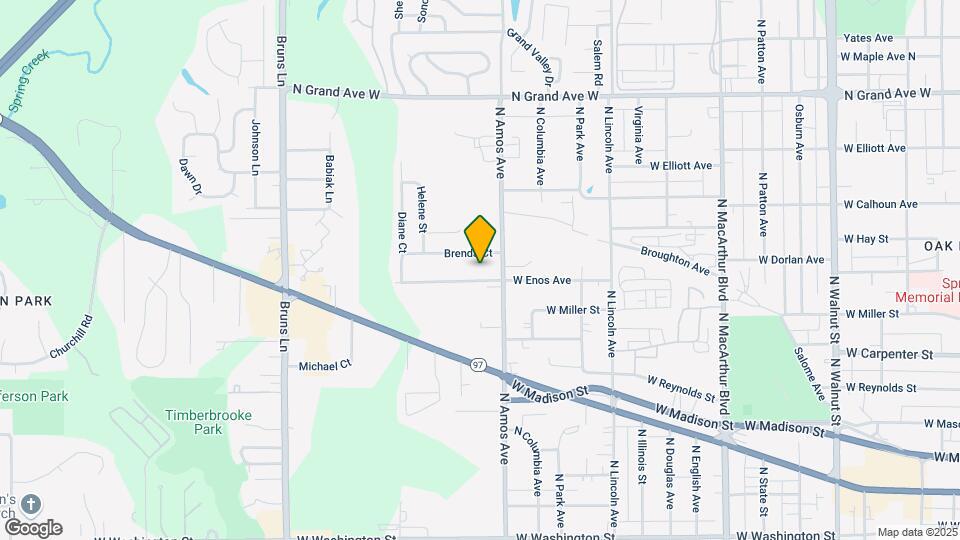 1507 W Enos Ave Mapa y Detalles de la Ubicación