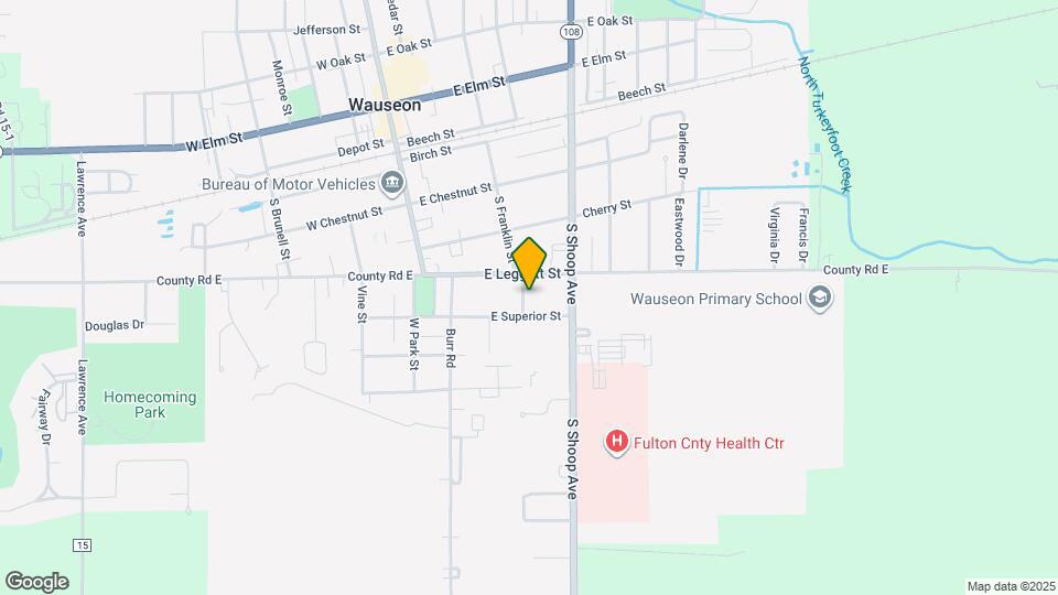 417 S Franklin St Map and Location Details