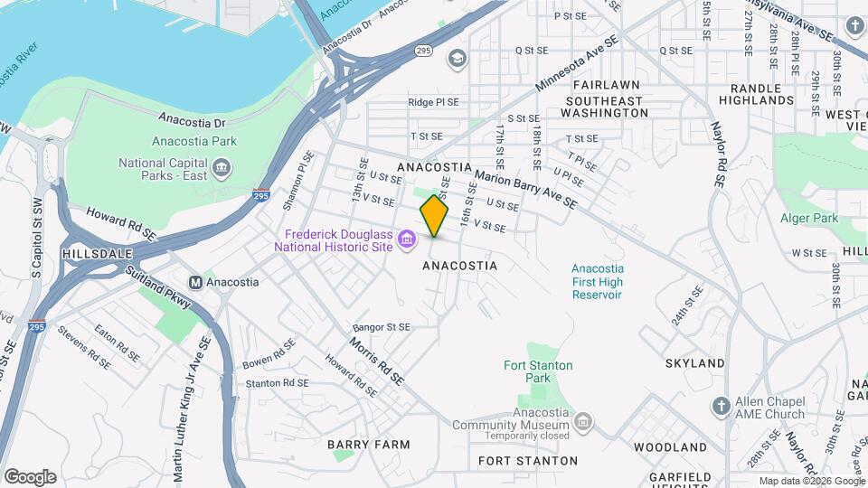 1501 W St SE Map and Location Details