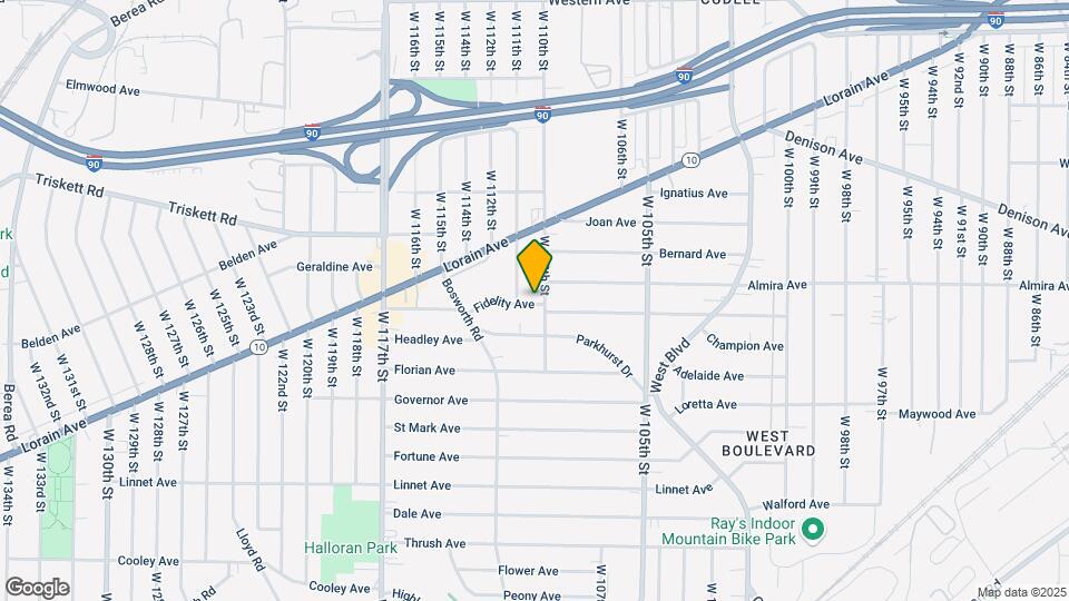 3344 W 110th St Map and Location Details