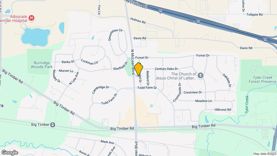 1236 Robinwood Dr Map and Location Details