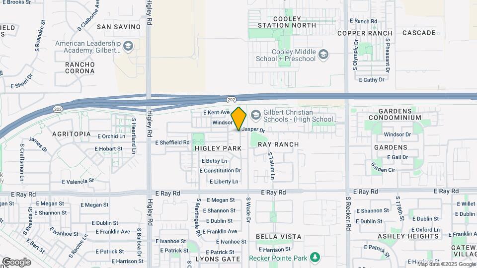1370 S Ponderosa Dr Mapa y Detalles de la Ubicación
