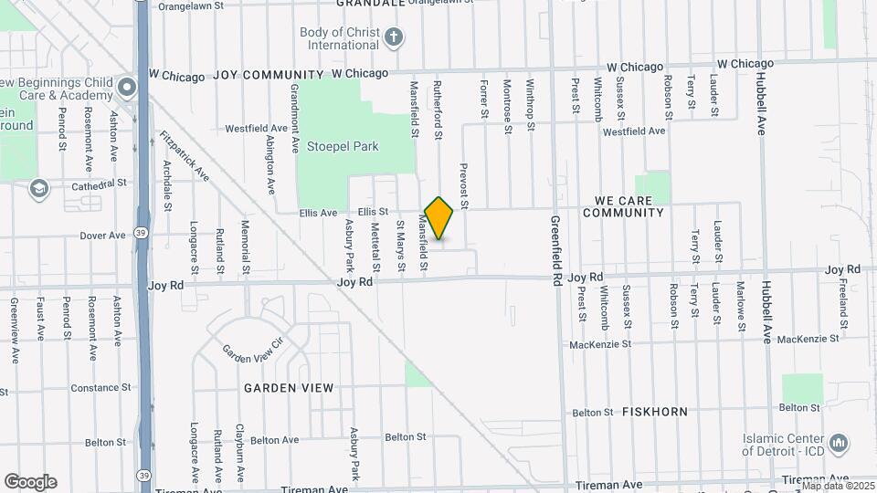 8873 Rutherford St Map and Location Details