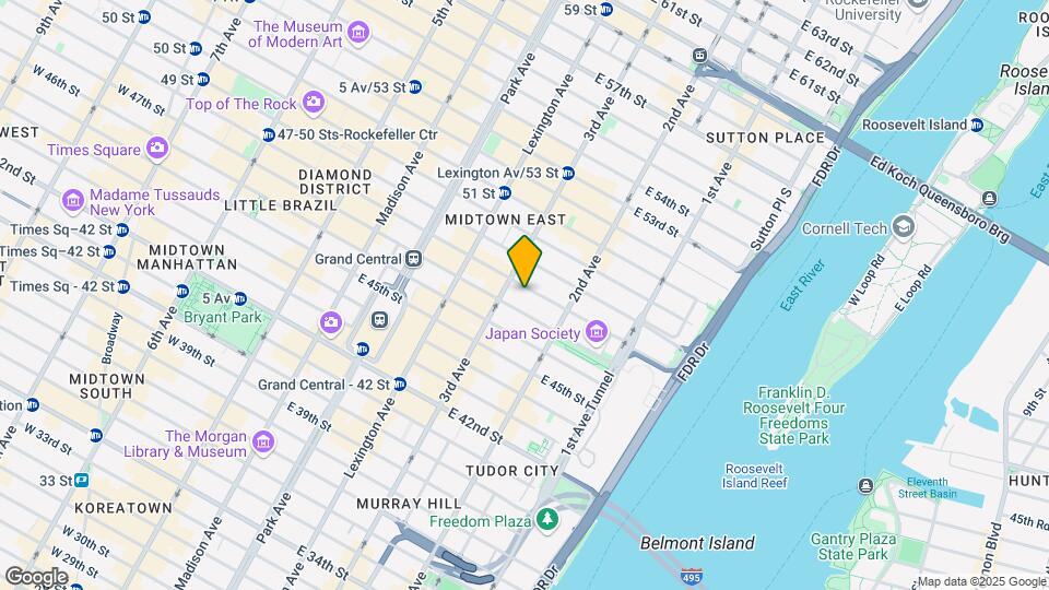 212 East 48th Street Map and Location Details
