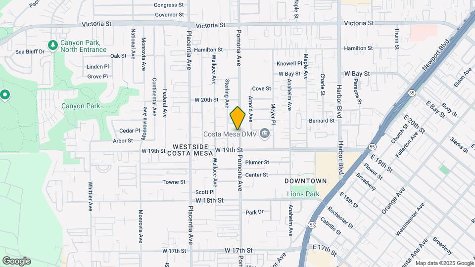 1931 Pomona Ave Mapa y Detalles de la Ubicación