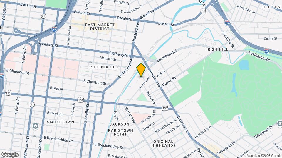 1018 Hamilton Ave Map and Location Details