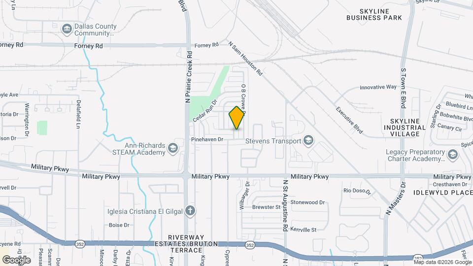 9511 Rutherglen Dr Mapa y Detalles de la Ubicación