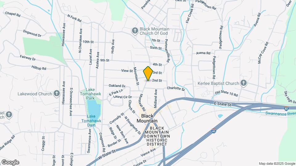204 Montreat Rd Map and Location Details
