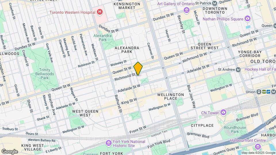 505-505 Richmond St W Map and Location Details