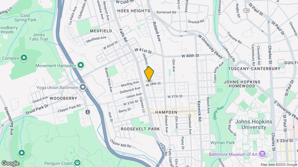 1104 W 38th St Mapa y Detalles de la Ubicación