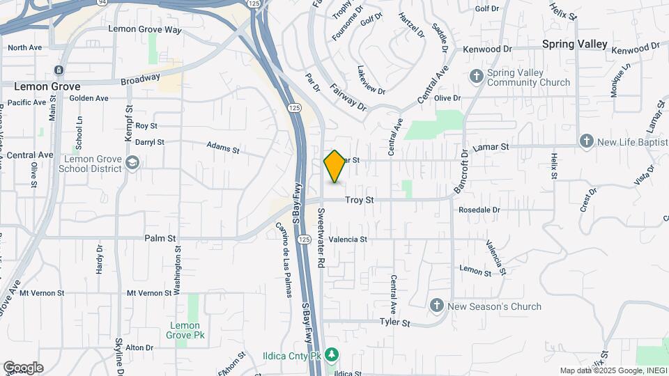 8626 Troy St Map and Location Details