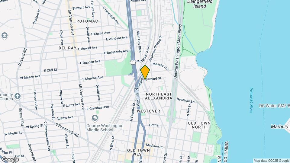 1435 Powhatan St Map and Location Details