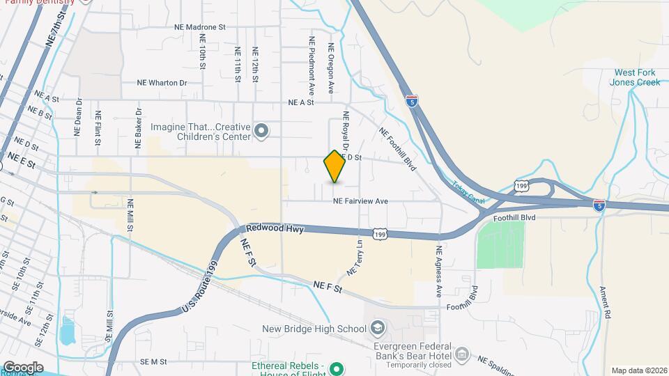 1822 NE Fairview Ave Mapa y Detalles de la Ubicación