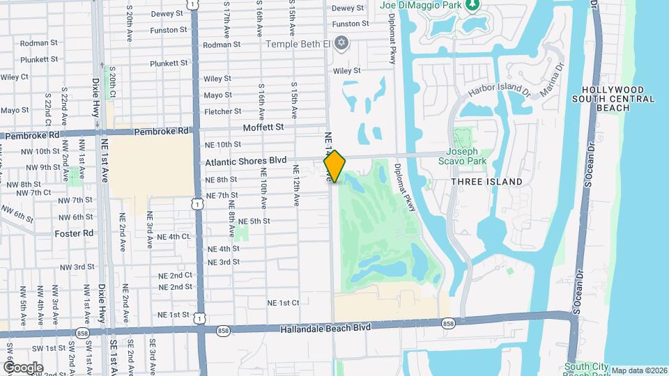 700 NE 14th Ave Map and Location Details