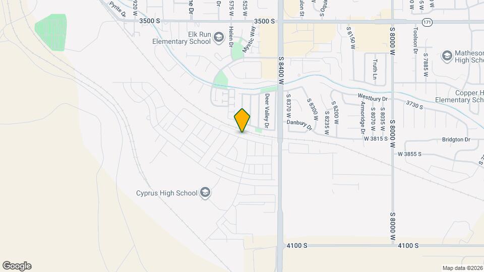 8536 W Beckville Dr Map and Location Details