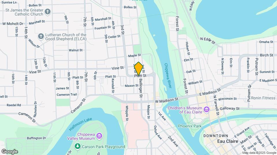 1832 Bellinger St Map and Location Details