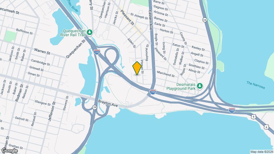 614 Alden St, Unit 1 Mapa y Detalles de la Ubicación