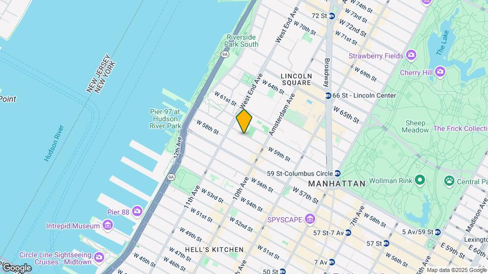 58 W 58th St Map and Location Details