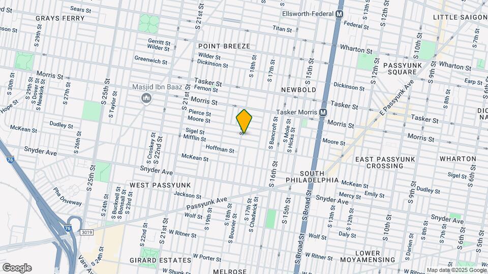 1819 S 18th St Map and Location Details