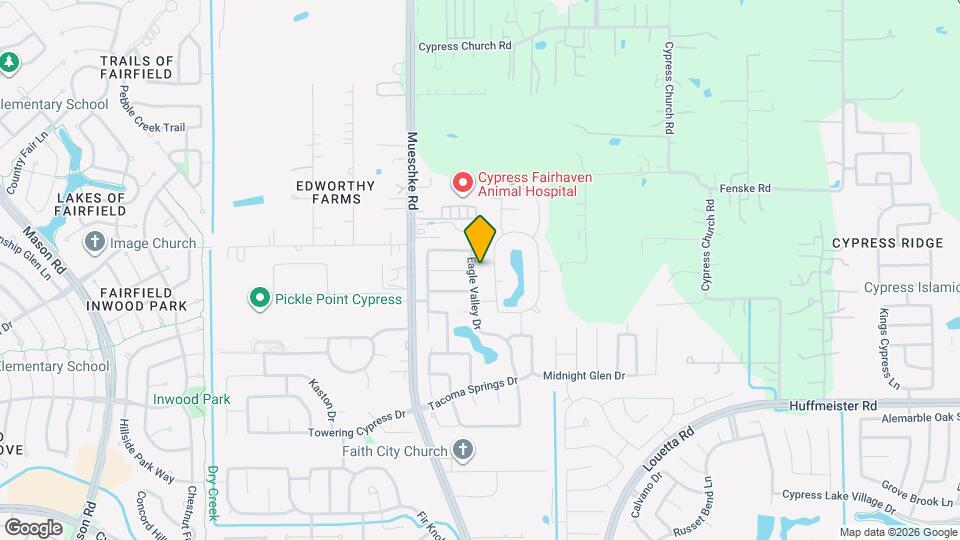 15630 Eagle Valley Dr Map and Location Details