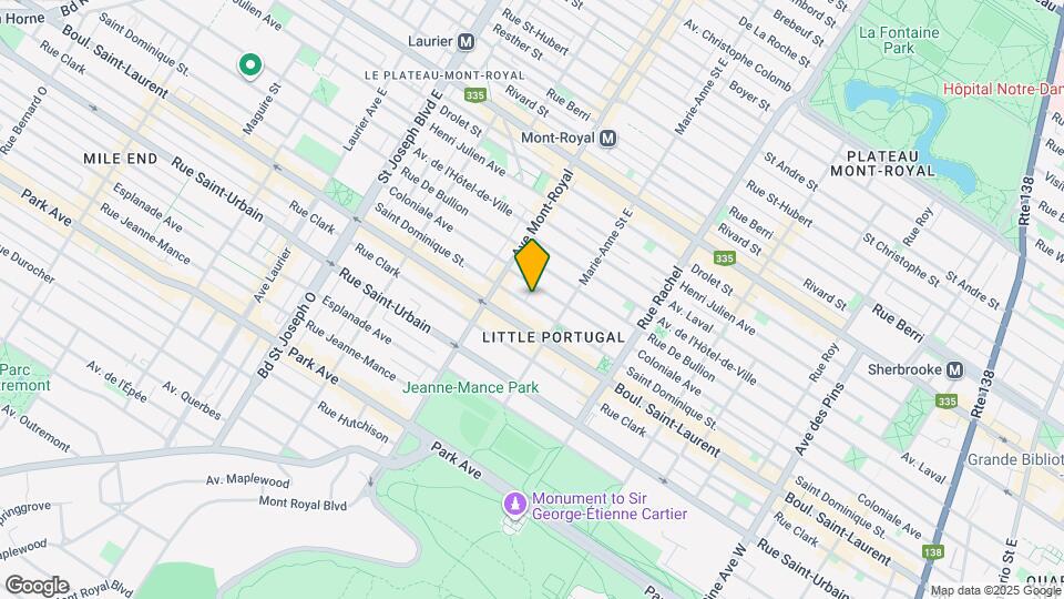 4419-4435 Rue Saint-Dominique Map and Location Details