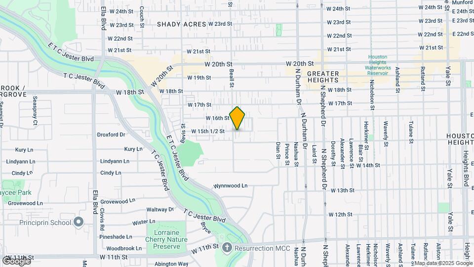 1044 W 15th 1/2 St Map and Location Details