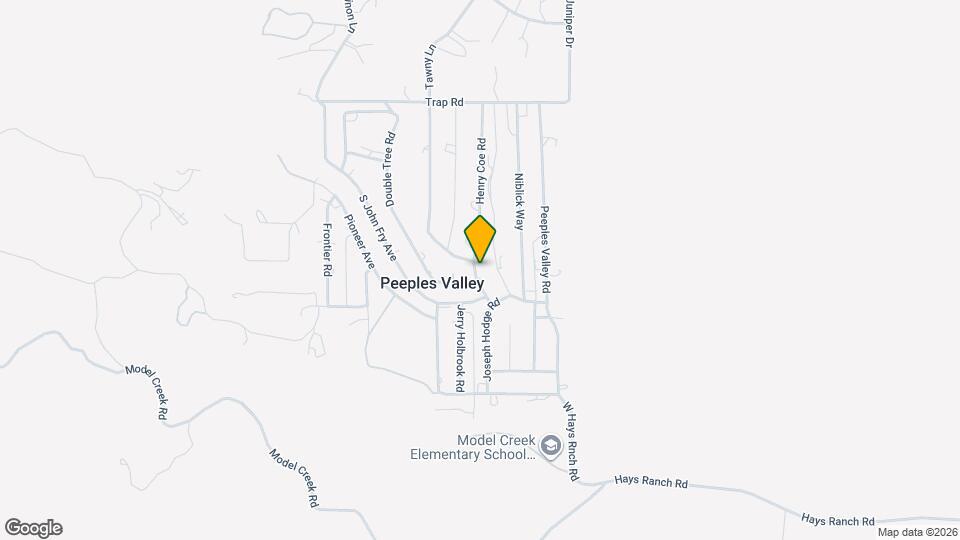 18415 Henry Coe Rd Map and Location Details