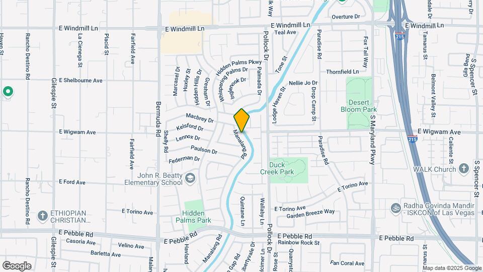 8520 Manalang Rd Map and Location Details