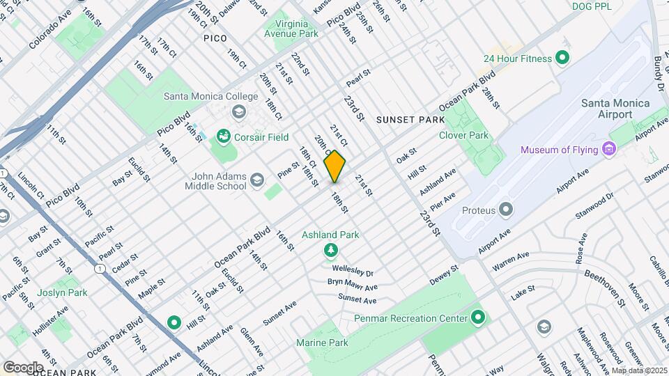1802 Ocean Park Blvd Mapa y Detalles de la Ubicación