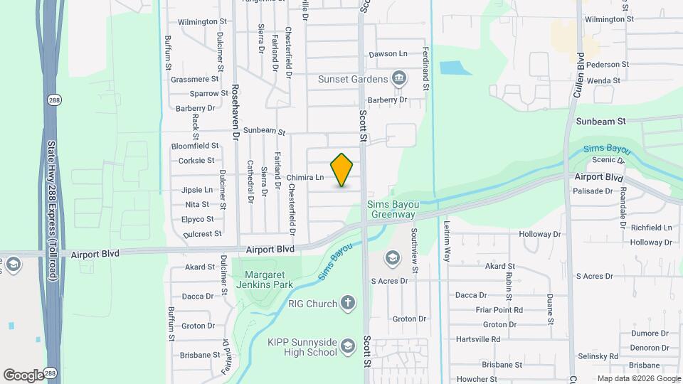 3614 Jipsie Ln Map and Location Details