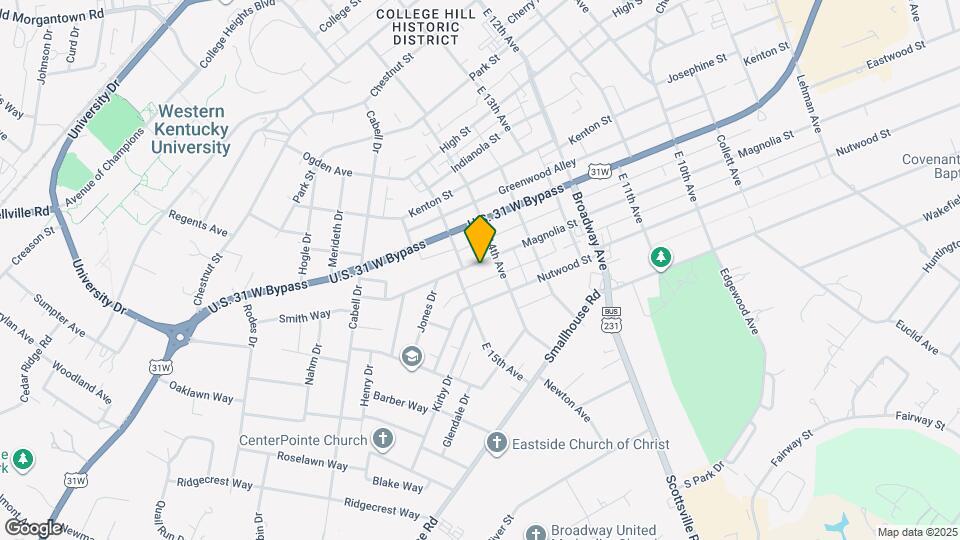 1442 Magnolia St Map and Location Details