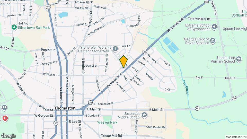 705 Barnesville St Map and Location Details